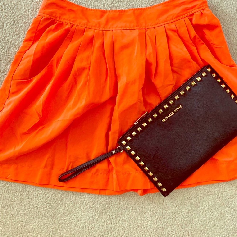 Orange skirt